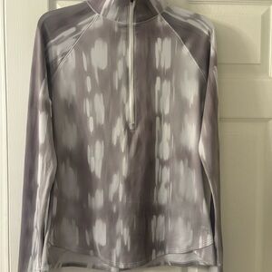 Under Armour Gray and White Women's Top